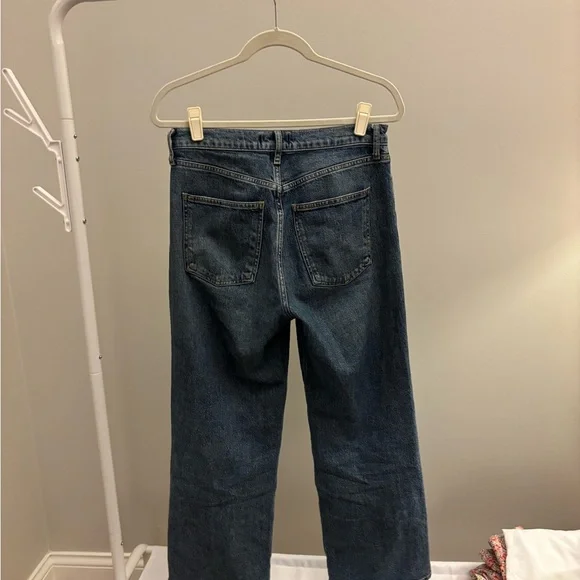 Agolde Wide Leg Harper High Rise Blue Jeans | Size 27 - Picture 6 of 8